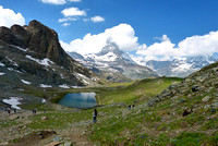 Matterhorn from walk down from Gornergrat