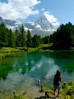 Monte Cervino Lago Blu