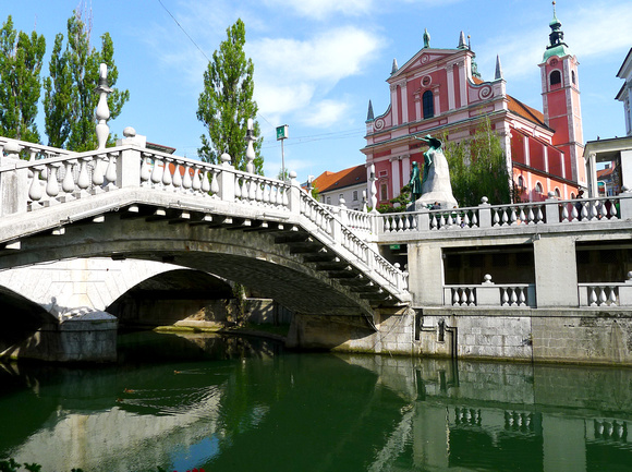 Triple Bridge (Tromostovje) Ljubljana