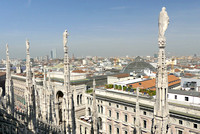 view from Milano Duomo 2017