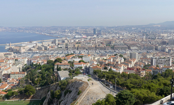 view from Marseille 2019 Notre Dame de la Garde