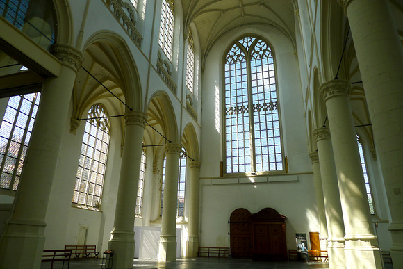 Hooglandse Kerk from De Burcht Leiden