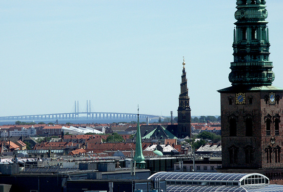 view from Round Tower, Copenhagen