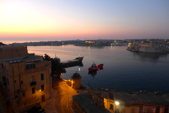 Malta Valletta sunrise