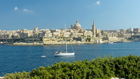 Valletta  from Tigne Point Sliema